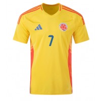 Colombia Luis Diaz #7 Hjemmedrakt Copa America 2024 Kortermet